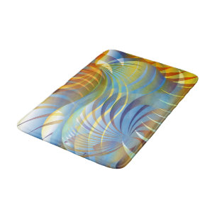 Curve Pattern Bath Mat