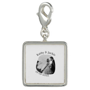 curve photo name wedding date romantic love simple charm