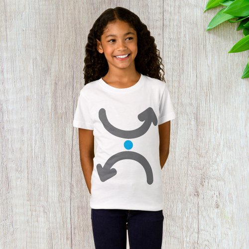 Curved Arrows Girls T_Shirt