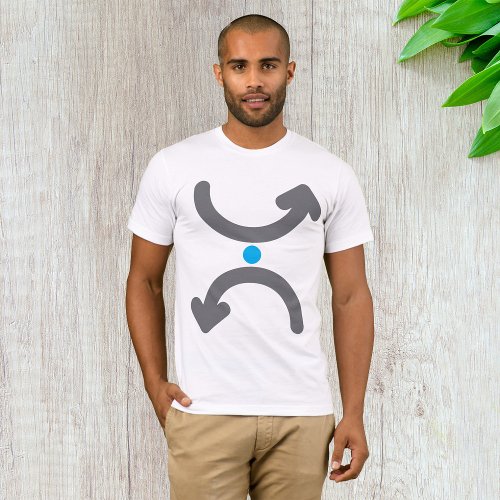 Curved Arrows Mens T_Shirt