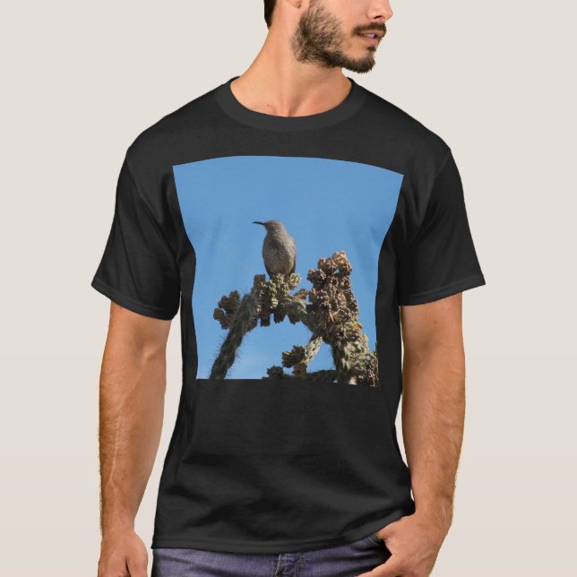 Curved-billed Thrasher bird T-Shirt (Front)