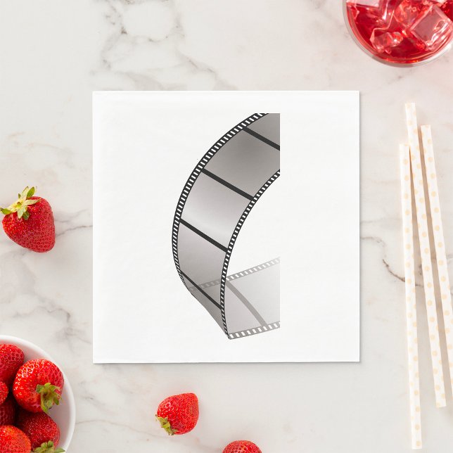 Curved Blank Film Strip Napkins (Creator Uploaded)
