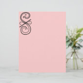 Curved Line Letterhead (Standing Front)