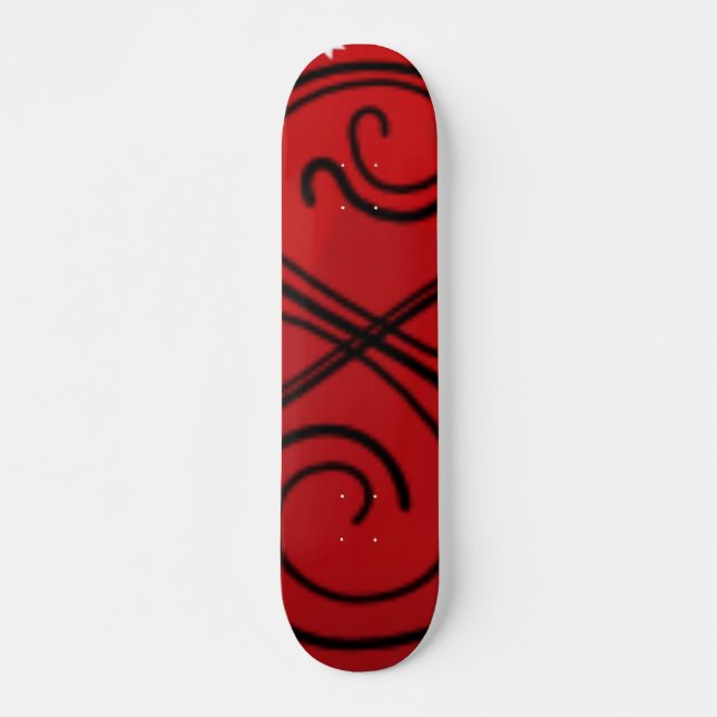 Curved Line Skateboard Deck (Front)