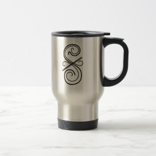 Curved Line Travel Mug