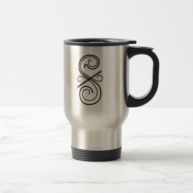 Curved Line Travel Mug (Right)