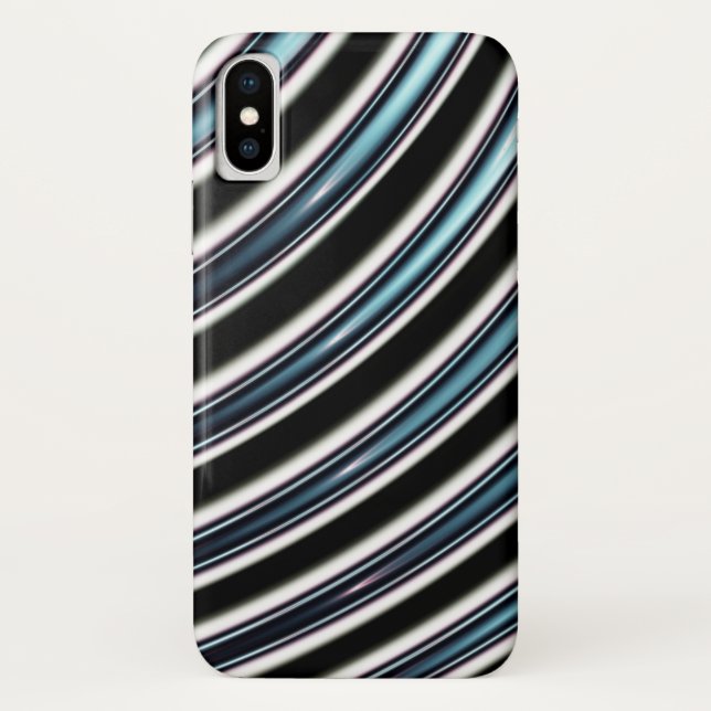 Curved Lines Close Up Of A Fractal Case-Mate iPhone Case (Back)