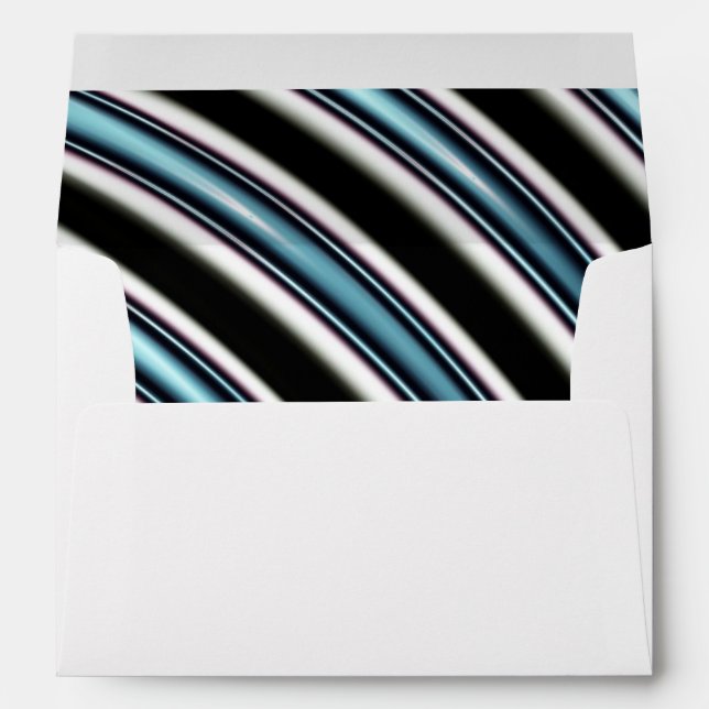 Curved Lines Close Up Of A Fractal Envelope (Back (Bottom))