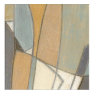 Curved Lines & Muted Earth Tones Acrylic Print