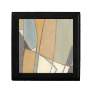 Curved Lines & Muted Earth Tones Jewelry Box