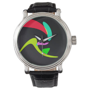 Curved shapes watch