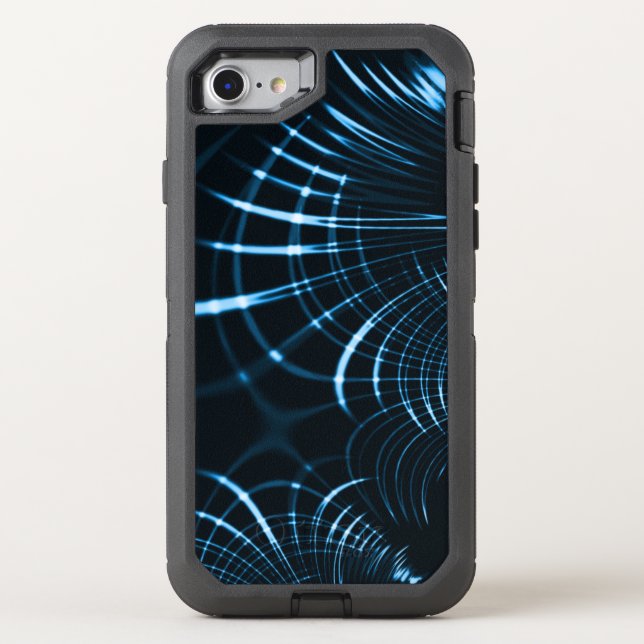 Curved sharp claws or thorns of royal blue otterbox iPhone case (Back)