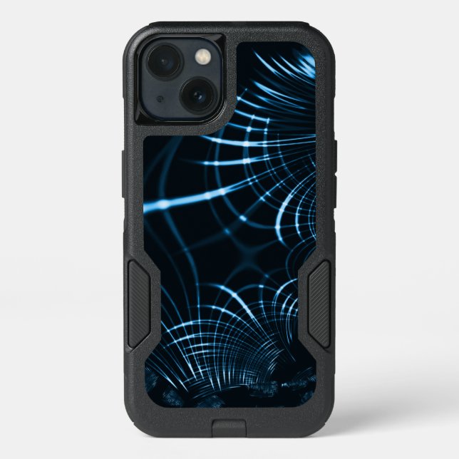 Curved sharp claws or thorns of royal blue otterbox iPhone case (Back)