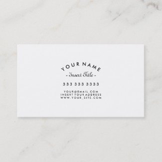 Curved Text Professional Black and White