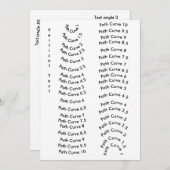 Curved Text Template - Designer Reference (Front/Back)