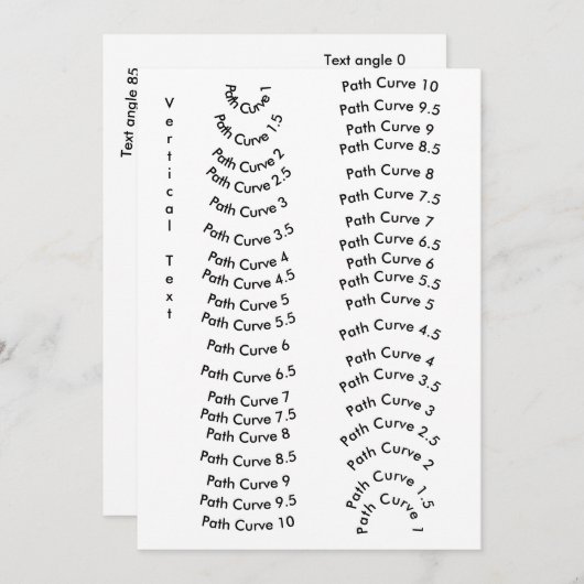 Curved Text Template - Designer Reference (Front/Back)