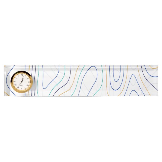 Curves Desk Name Plate (Front)