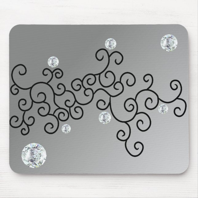 CURVES & DIAMONDS MOUSE PAD (Front)