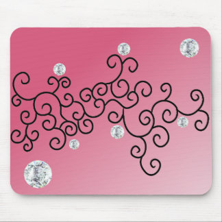CURVES & DIAMONDS MOUSE PAD