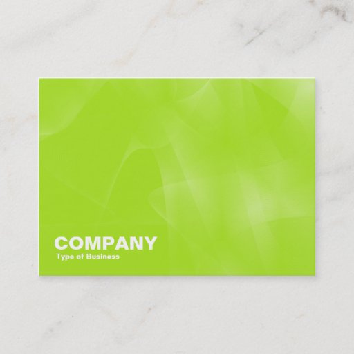 Customizable Curves II Green Business Cards