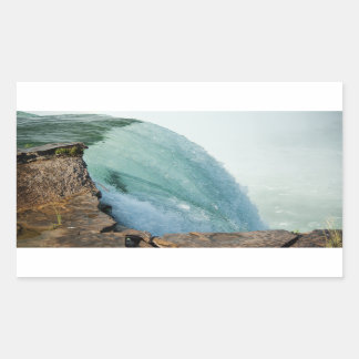 Curves of the Edge Rectangular Sticker