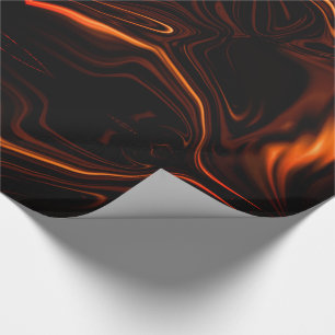 Curves or undulations coral, over dark fund paper