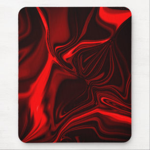 Curves or undulations red, over dark fund mouse pad