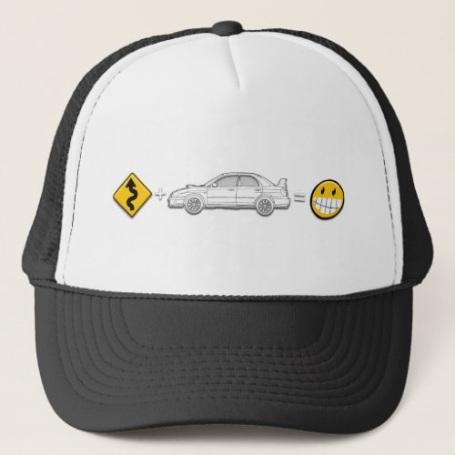 Curves Subaru equals fun Hat