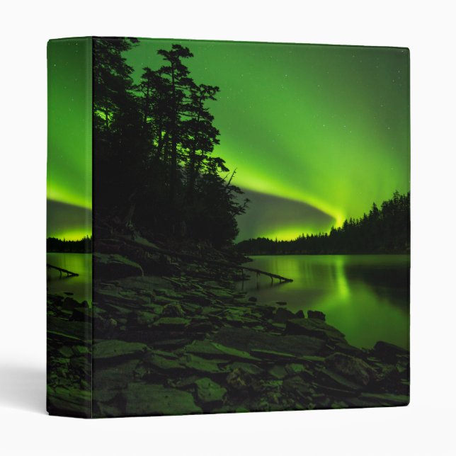 Curving Aurora 3 Ring Binder (Front/Spine)