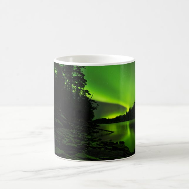 Curving Aurora Coffee Mug (Center)