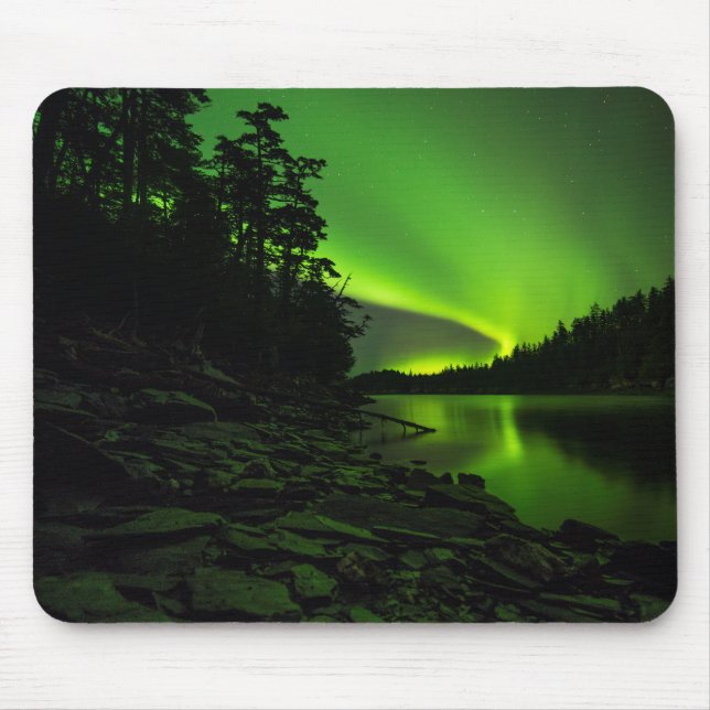 Curving Aurora Mouse Pad (Front)