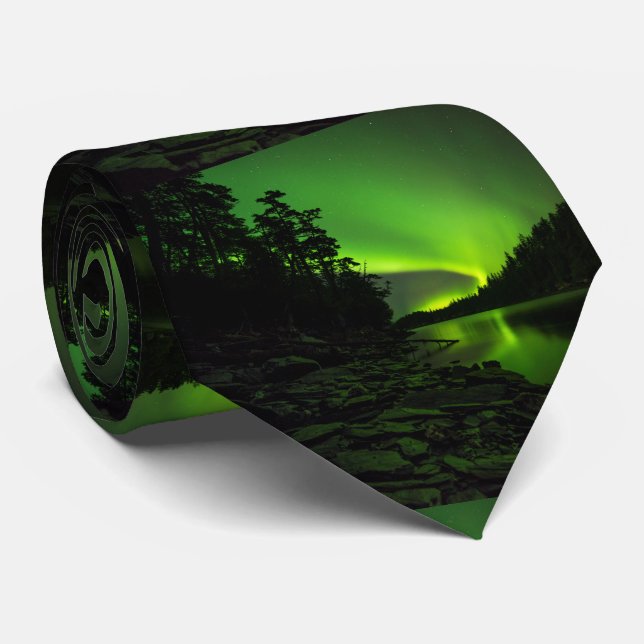 Curving Aurora Neck Tie (Rolled)