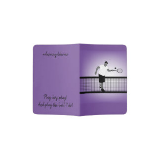 Curvy Boy Tennis Player Passport Holder