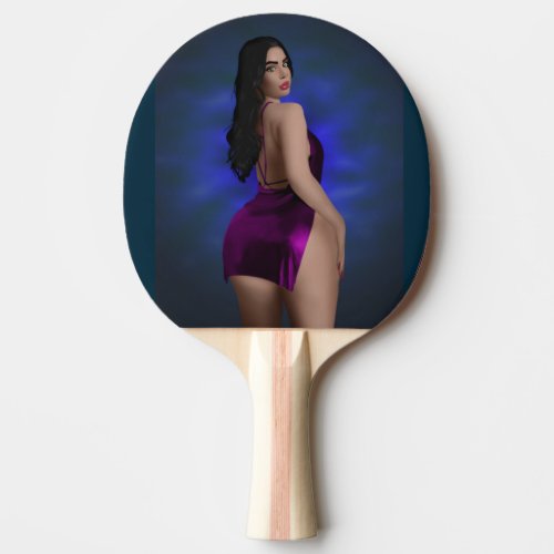 CURVY GIRL BIG BOTTOMED BEAUTY PING PONG PADDLE