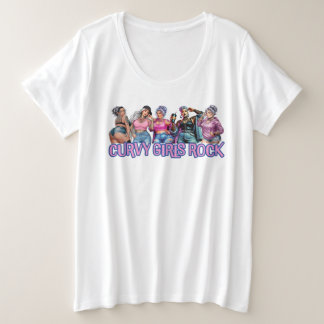 Curvy Girls Rock Plus Size T-Shirt