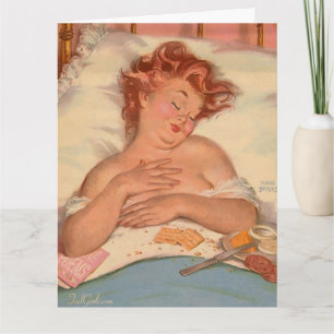 CURVY LADY HILDA HAPPY BIRTHDAY GREETING CARDS