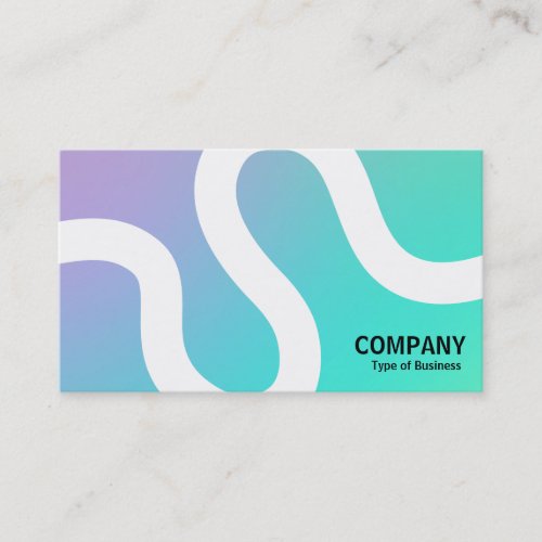 Curvy Line 02a _ Soft Gradients Business Card