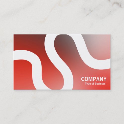 Curvy Line 02a _ Soft Gradients Business Card