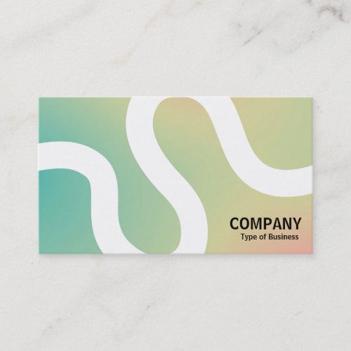 Curvy Line 02a _ Soft Gradients Business Card