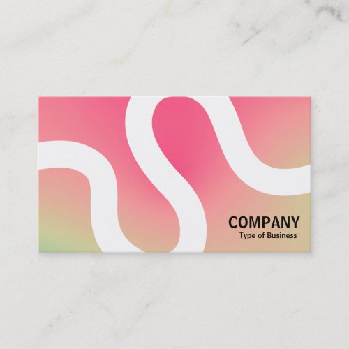 Curvy Line 02a _ Soft Gradients Business Card