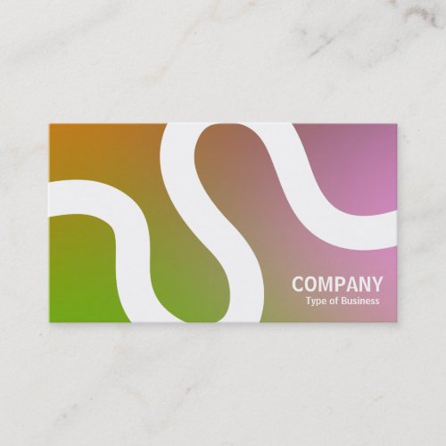 Curvy Line 02a _ Soft Gradients Business Card