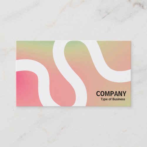 Curvy Line 02a _ Soft Gradients Business Card