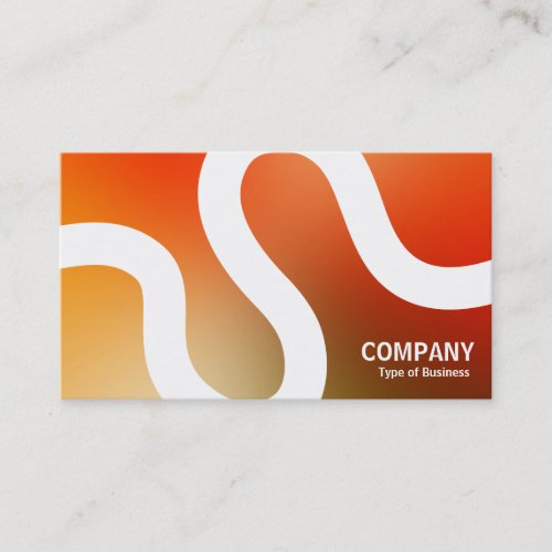 Curvy Line 02a _ Soft Gradients Business Card