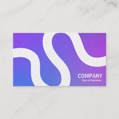 Curvy Line 02a _ Soft Gradients Business Card