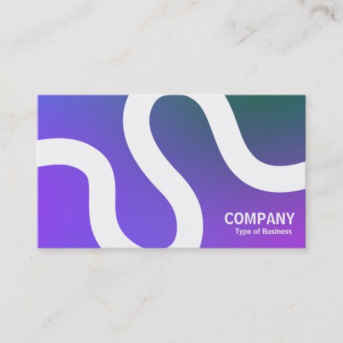 Curvy Line 02a _ Soft Gradients Business Card