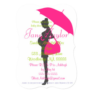 Silhouette Baby Shower Invitations 4