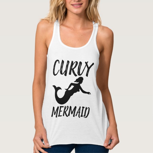 CURVY MERMAID Ladies T-Shirts (Front)