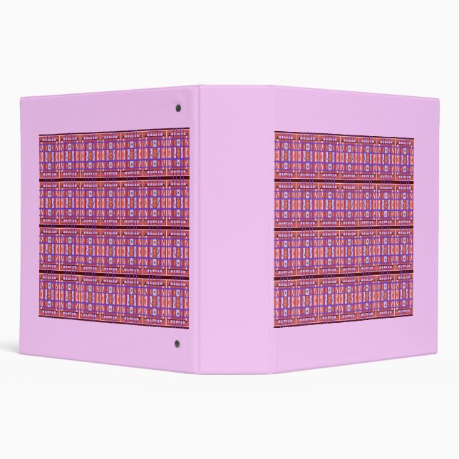 Curvy Plaid Binder (Background)