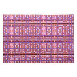 Curvy Plaid Pattern American MoJo Placemat