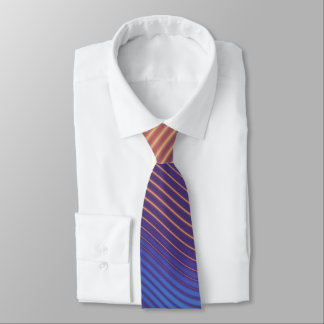 Curvy Stripes Fractal Neck Tie